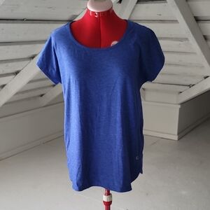 Women's Blue Heather Casual Top